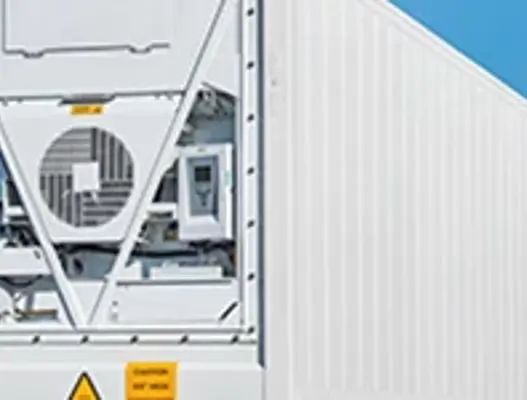 Huge white refrigerator 